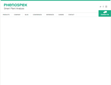 Tablet Screenshot of phenospex.com